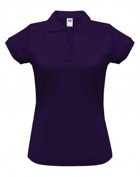 Женская рубашка-поло фиолетовая
