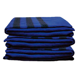 Одеяла полушерстяные синие