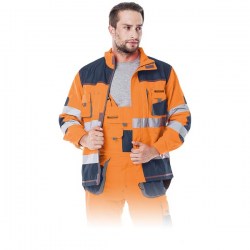 Куртка сигнальная рабочая, оранжевая