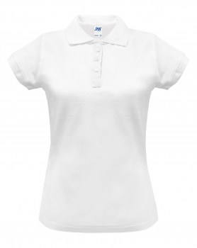 Женская рубашка-поло, цвет белый
