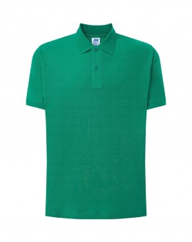 Мужская рубашка-поло зеленая