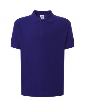 Мужская рубашка-поло фиолетовая