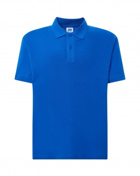 Мужская рубашка-поло синяя