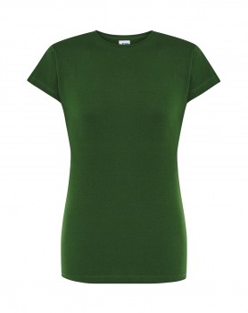 Женская футболка темно-зеленая