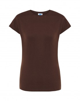 Женская футболка коричневая