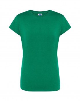 Женская футболка зеленая