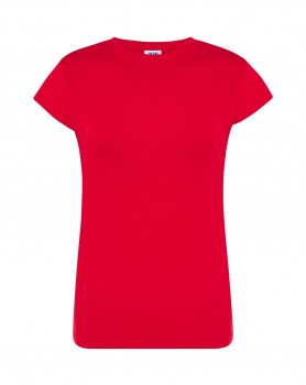 Женская футболка красная
