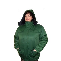 Куртка рабочая утепленная зеленая